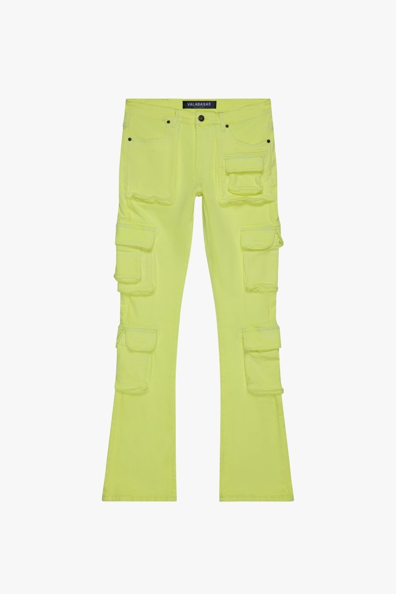 Expanse Stacked Flare Jean Yelllow - Valabasas