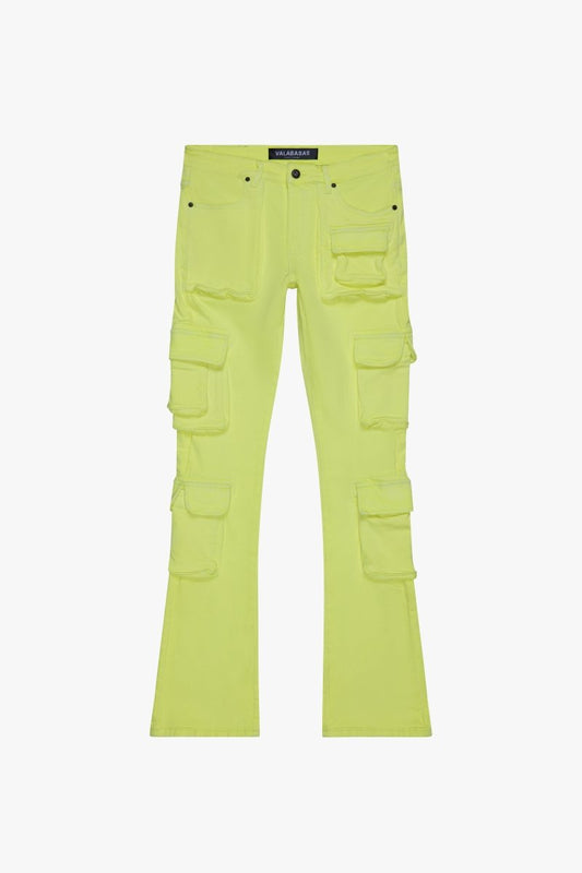 Expanse Stacked Flare Jean Yelllow - Valabasas