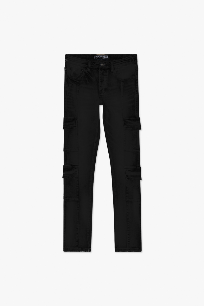 Fade Cargo Skinny Black - Valabasas