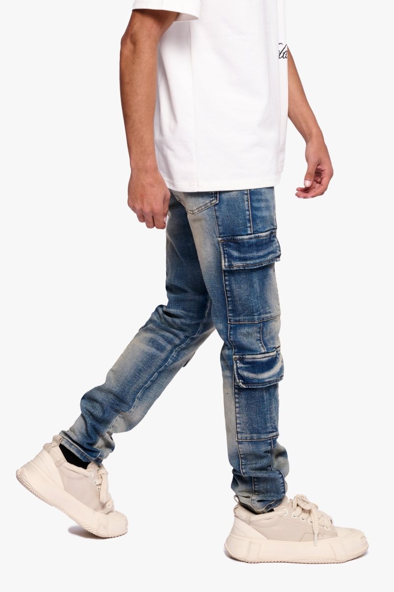 Fade Skinny Jean Blue Washed - Valabasas