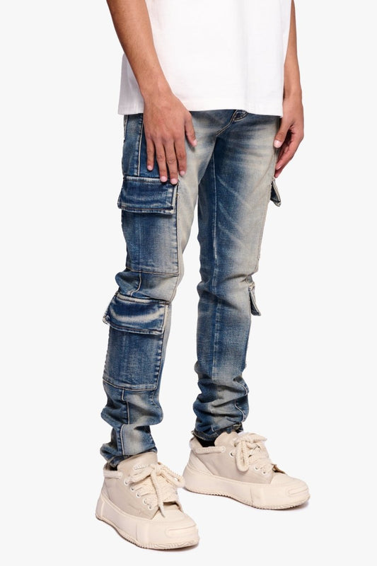 Fade Skinny Jean Blue Washed - Valabasas