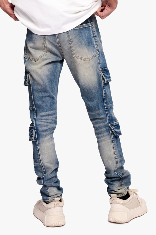 Fade Skinny Jean Blue Washed - Valabasas