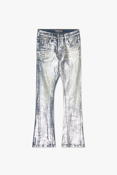 Fax Silver Waxed Stacked – Valabasas