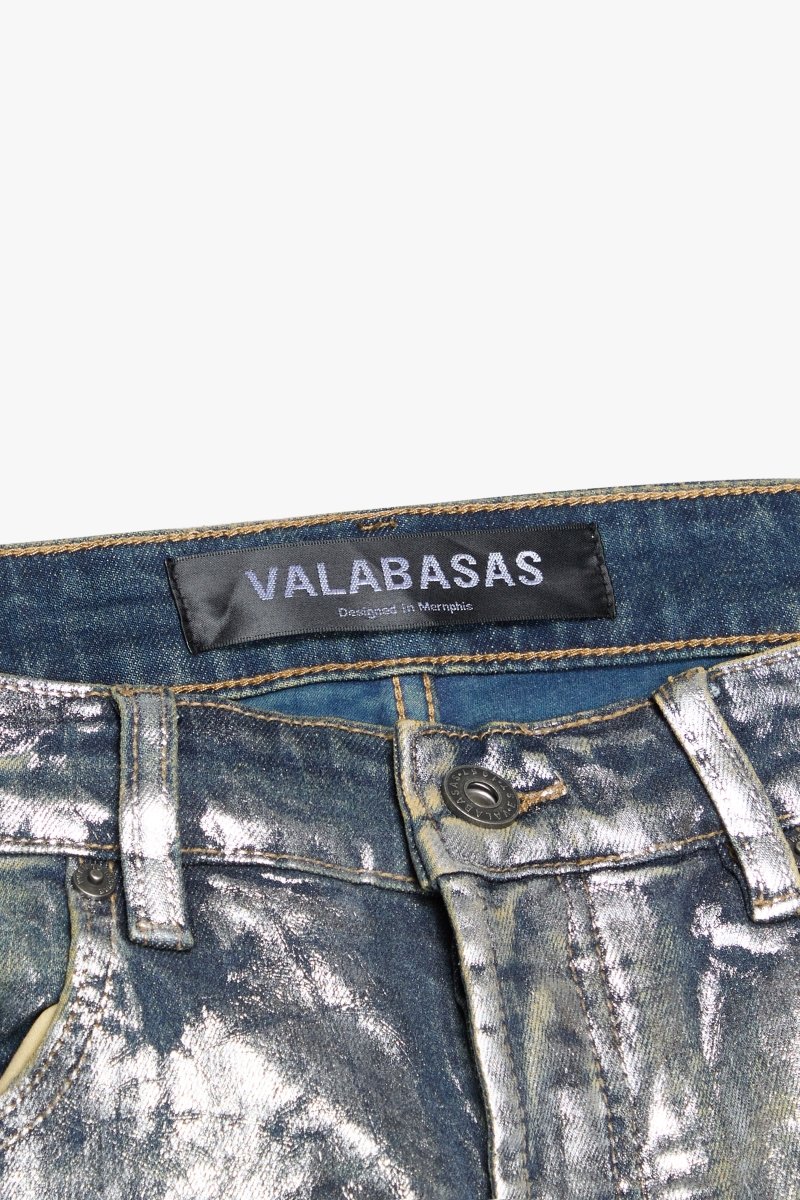 Fax Silver Waxed Stacked - Valabasas