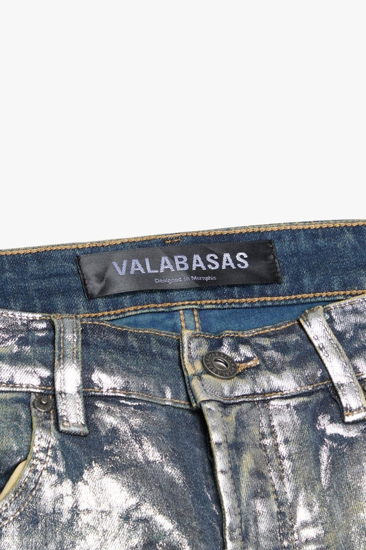 Fax Silver Waxed Stacked - Valabasas