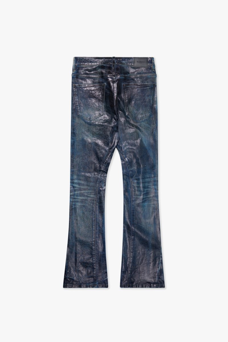 Fax Stacked Denim Dirty Indigo Waxed - Valabasas