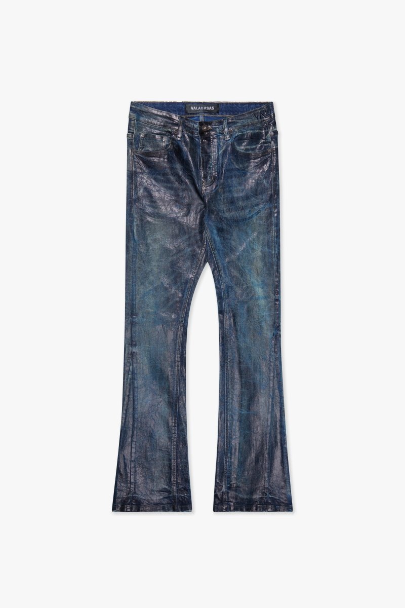 Fax Stacked Denim Dirty Indigo Waxed - Valabasas