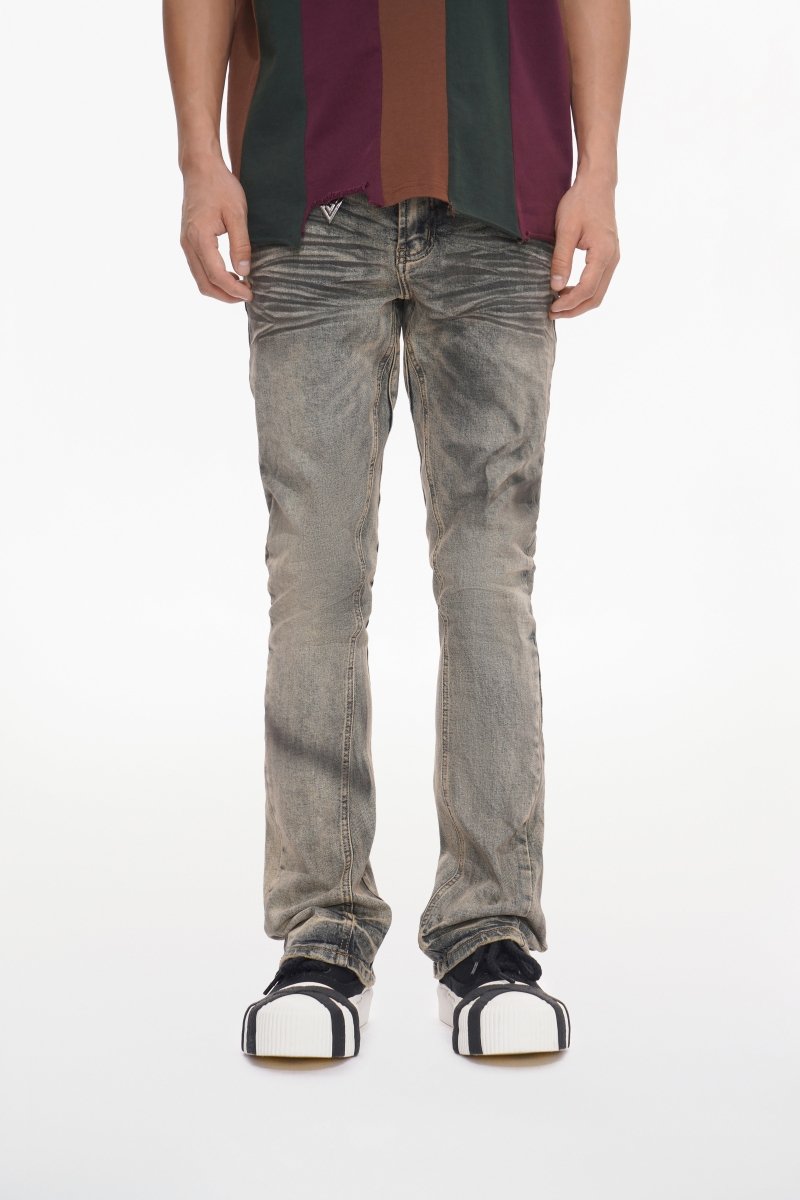 Fax Stacked Jeans Vintage Wash - Valabasas