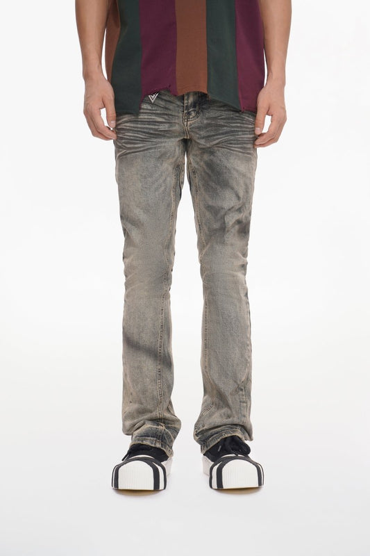 Fax Stacked Jeans Vintage Wash - Valabasas