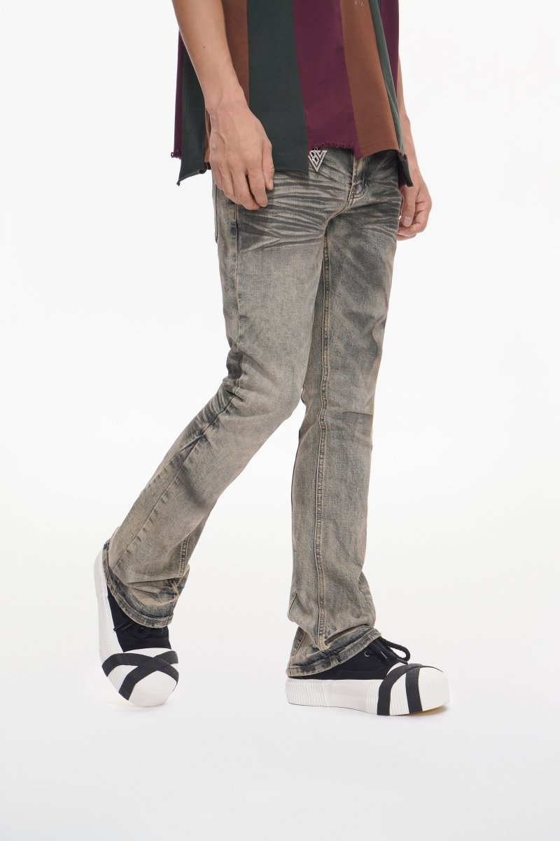 Fax Stacked Jeans Vintage Wash - Valabasas