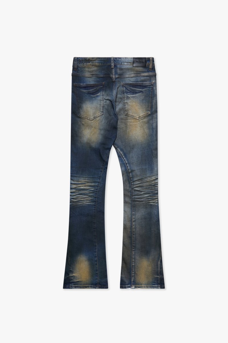 Fax Vt. Blue Dk. Blue Wash Stacked - Valabasas