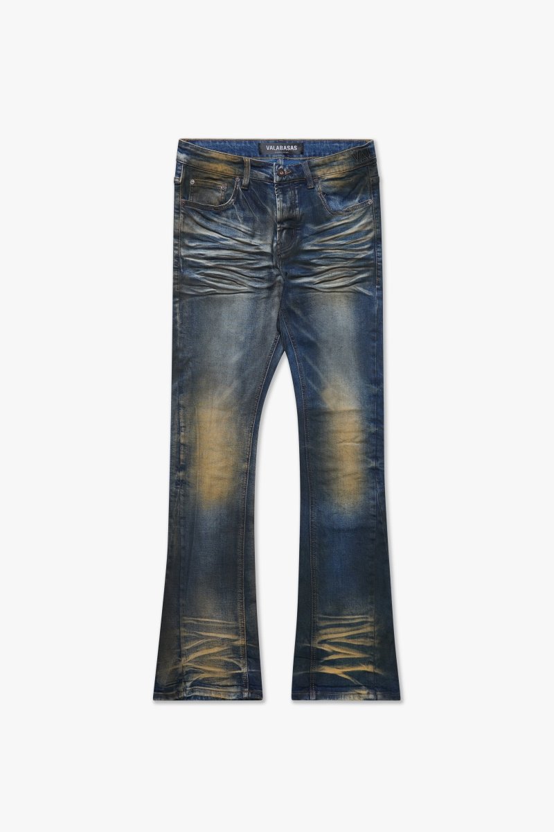 Fax Vt. Blue Dk. Blue Wash Stacked - Valabasas