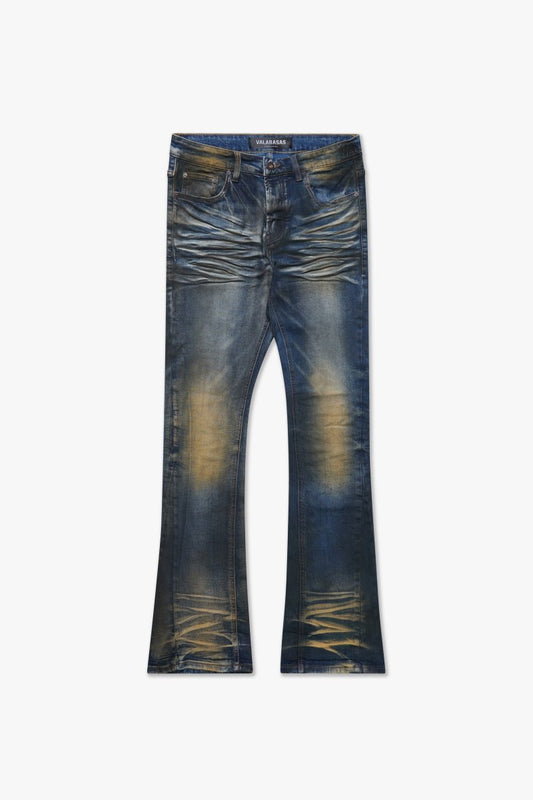 Fax Vt. Blue Dk. Blue Wash Stacked - Valabasas