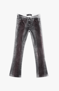 Fax Waxed Stacked Denim Red White Dirty waxed
