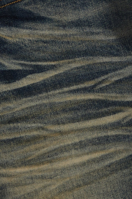 Fax Yellow Vtg Blue Wash Stacked - Valabasas