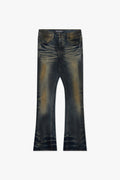 Fax Yellow Vtg Blue Wash Stacked