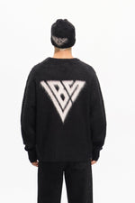 Felidae Black Crewneck