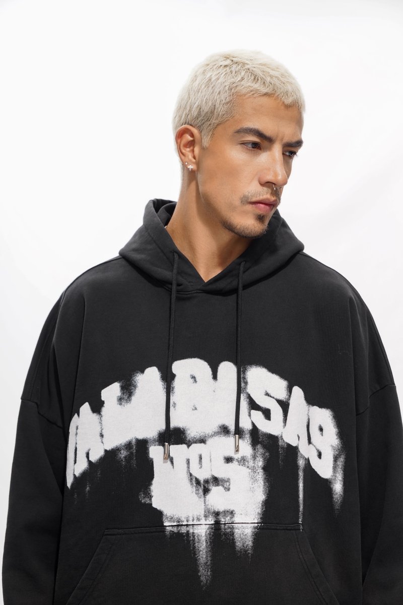 Fifth Vintage Black Hoodie - Valabasas
