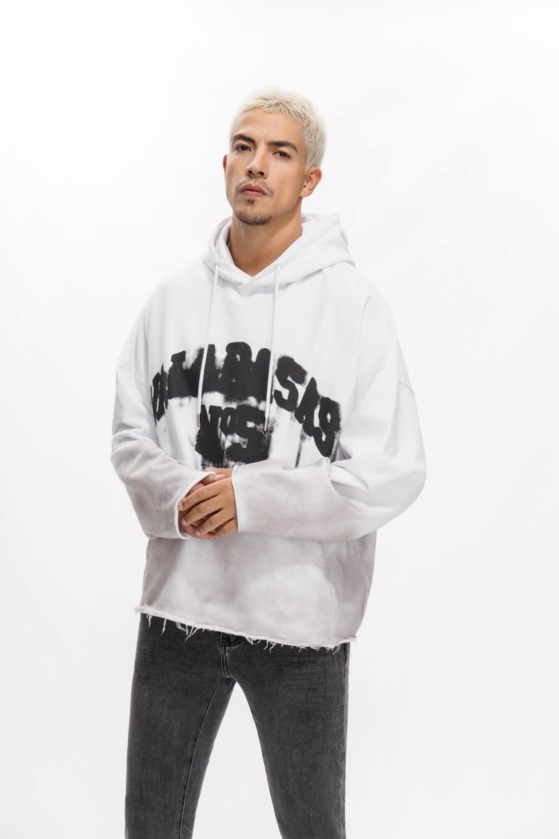 Fifth Vintage White Hoodie - Valabasas