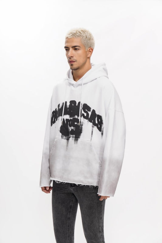Fifth Vintage White Hoodie - Valabasas