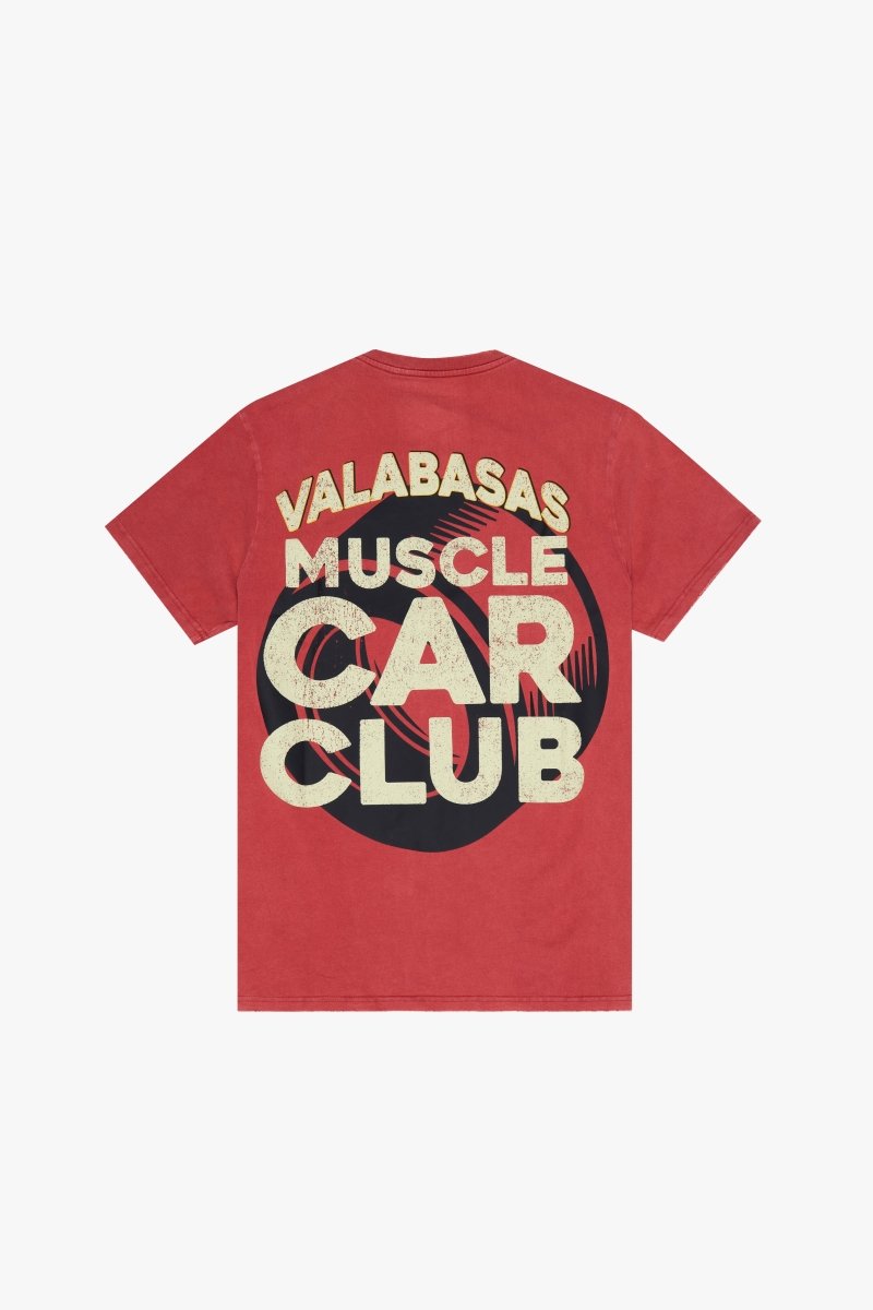 "FIREBIRD" TEE VINTAGE DATE RED - Valabasas