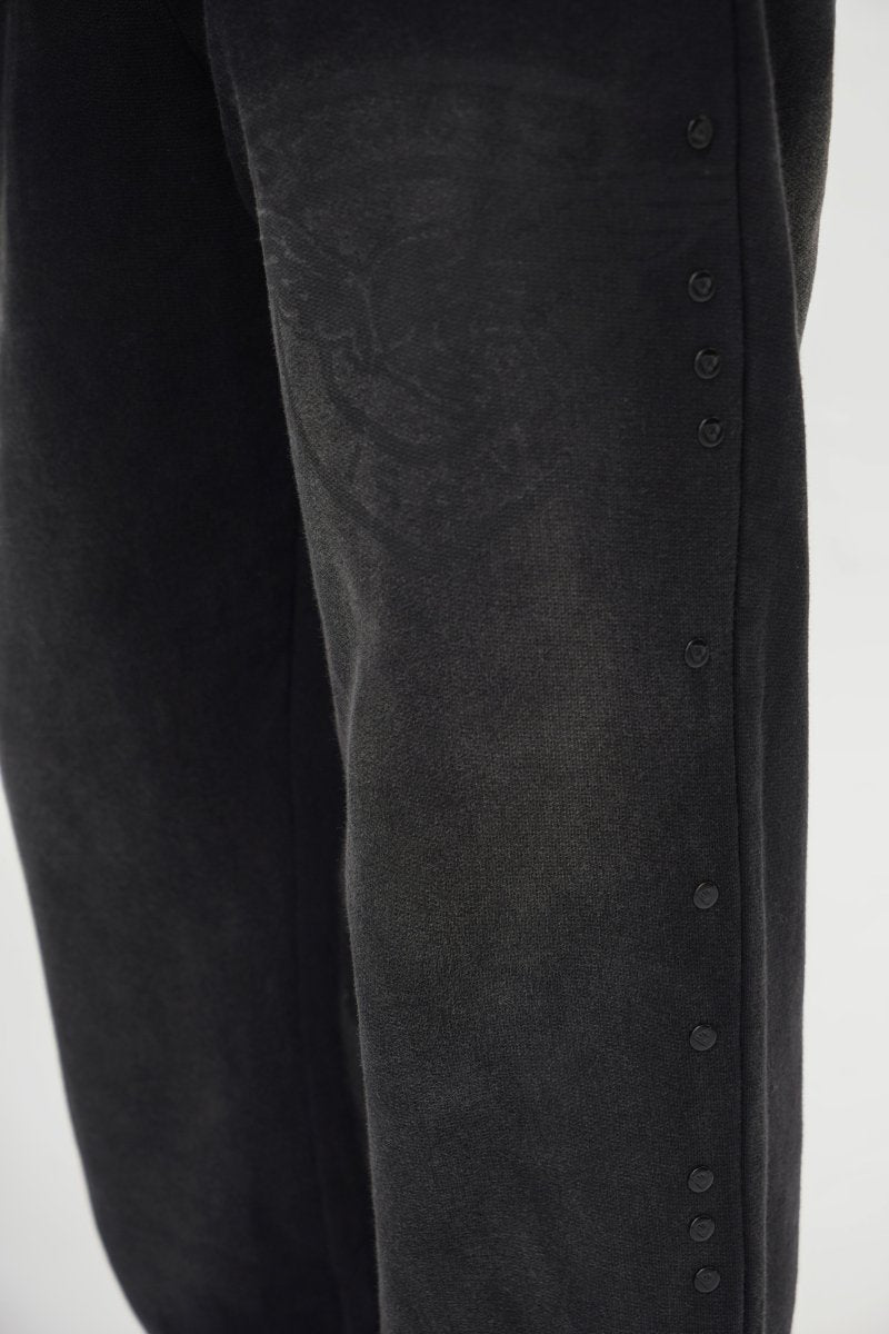Flight Black Fleece Pants - Valabasas
