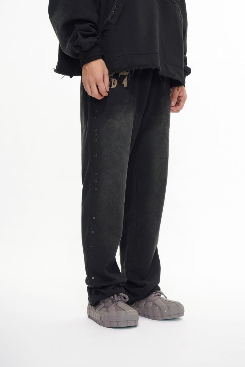 Flight Black Fleece Pants - Valabasas