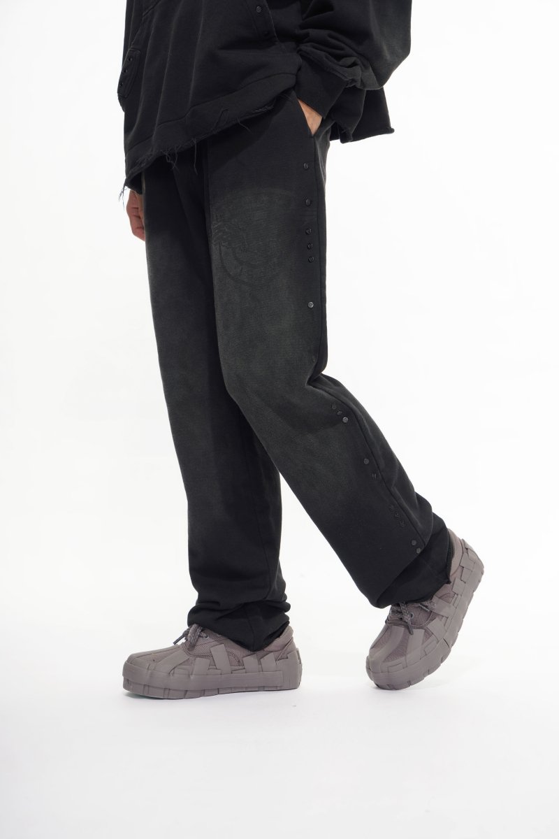 Flight Black Fleece Pants - Valabasas