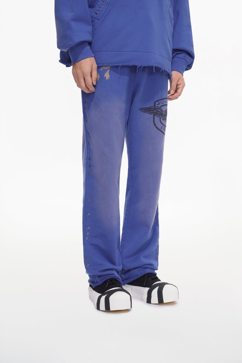 Flight Blue Fleece Pants - Valabasas