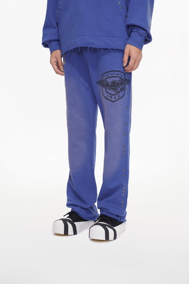 Flight Blue Fleece Pants - Valabasas