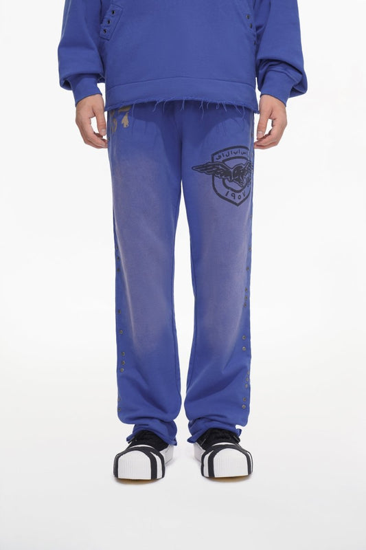 Flight Blue Fleece Pants - Valabasas