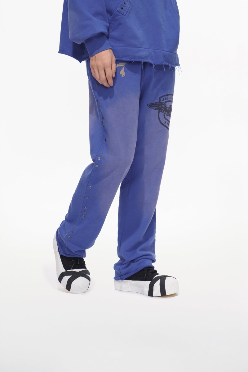 Flight Blue Fleece Pants - Valabasas