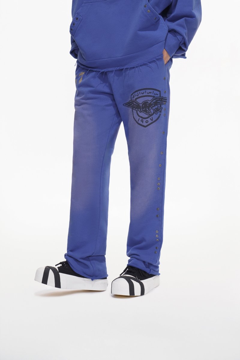Flight Blue Fleece Pants - Valabasas