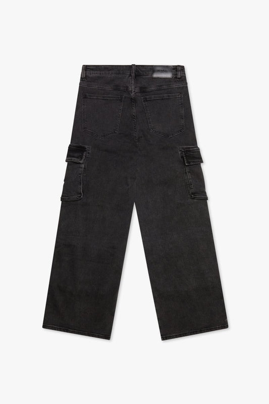 Flyes Baggy Jean Black Washed - Valabasas