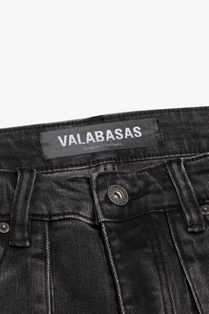 Flyes Baggy Jean Black Washed - Valabasas