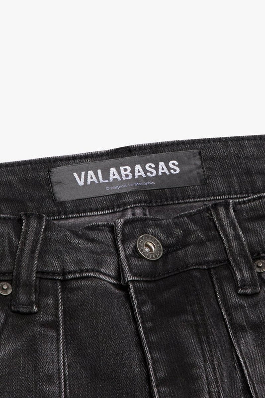Flyes Baggy Jean Black Washed - Valabasas