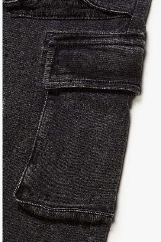 Flyes Baggy Jean Black Washed - Valabasas