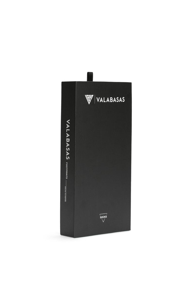 Footprint Socks Black - Valabasas