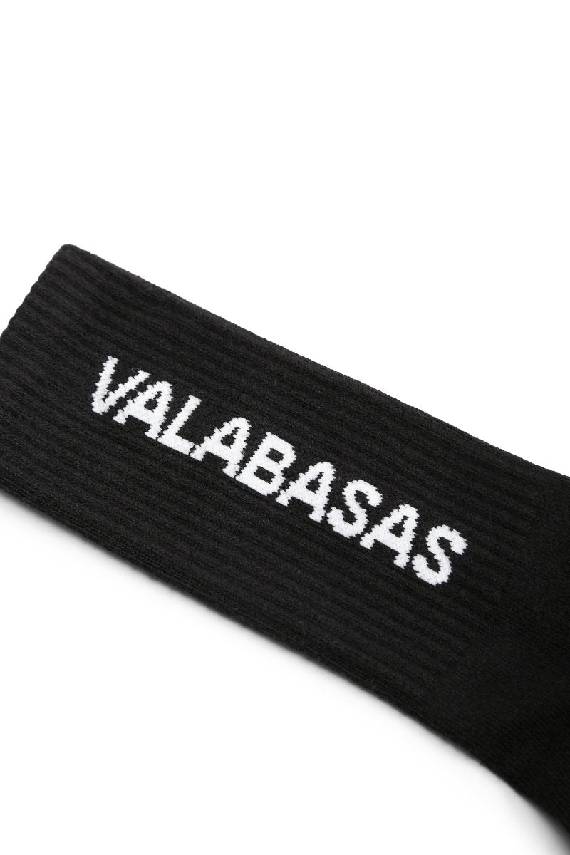 Footprint Socks Black - Valabasas