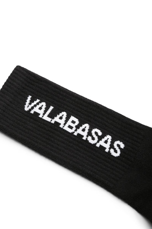 Footprint Socks Black - Valabasas