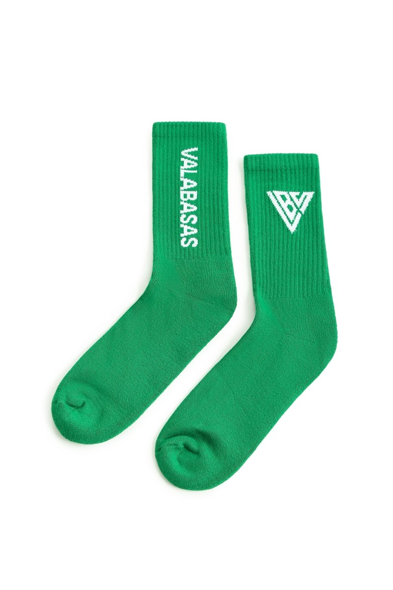Footprint Socks Green - Valabasas