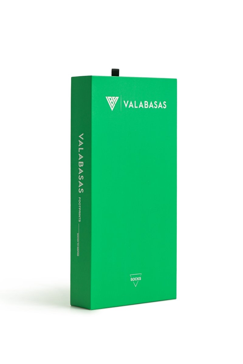 Footprint Socks Green - Valabasas