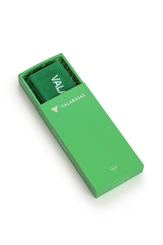 Footprint Socks Green - Valabasas