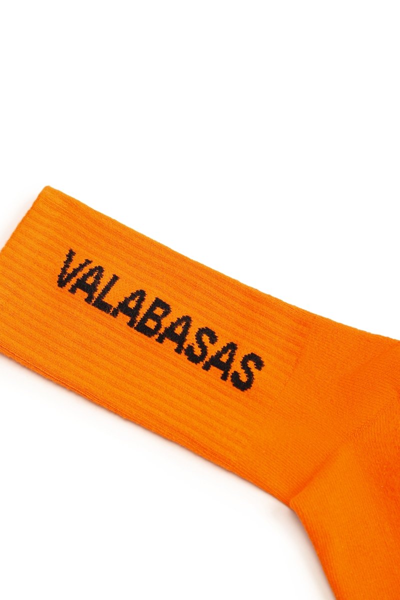 Footprint Socks Orange - Valabasas