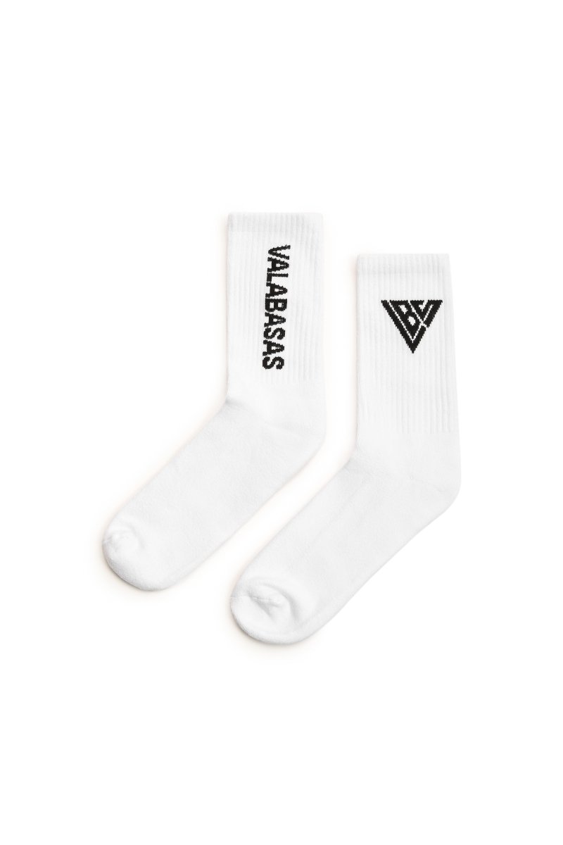 Footprint Socks White - Valabasas