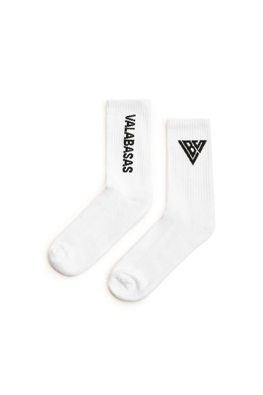 Footprint Socks White - Valabasas
