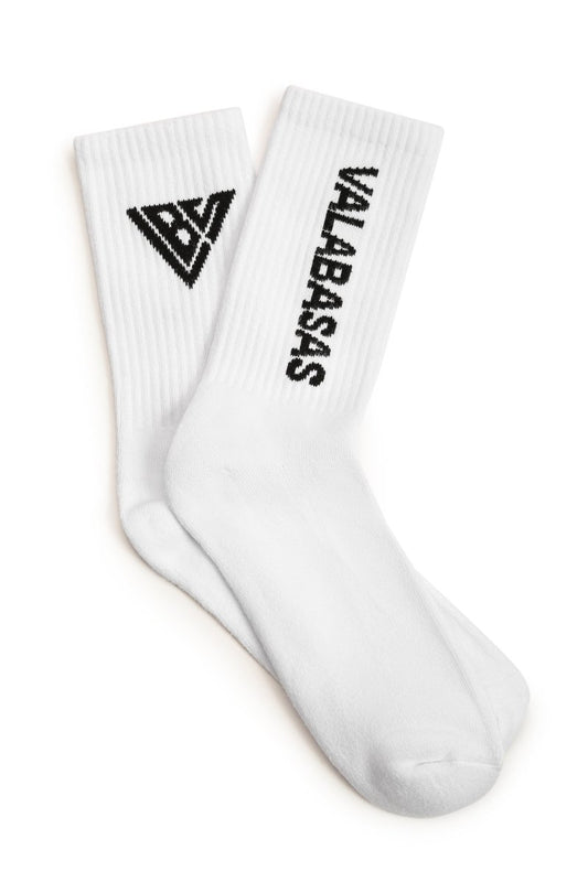 Footprint Socks White - Valabasas