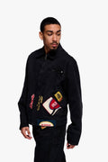 Foreign Black Workwear Jacket