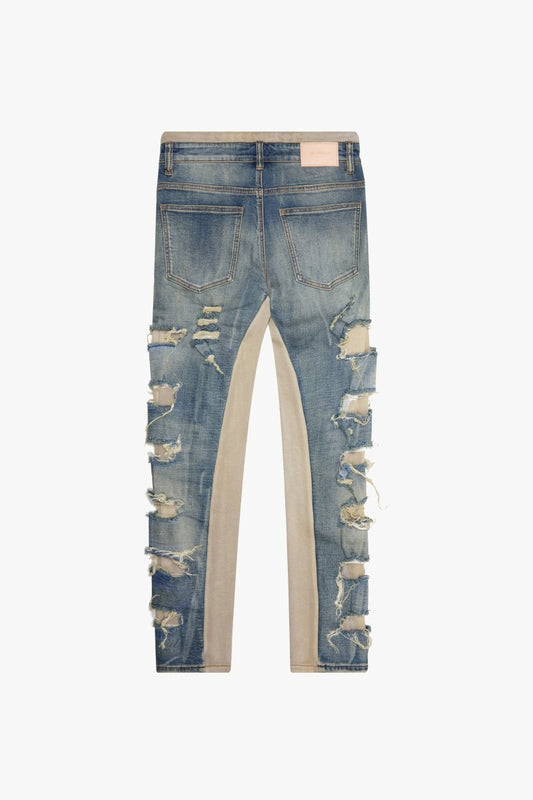 "FRAYSLATE" SKINNY JEAN VINTAGE WASH - Valabasas