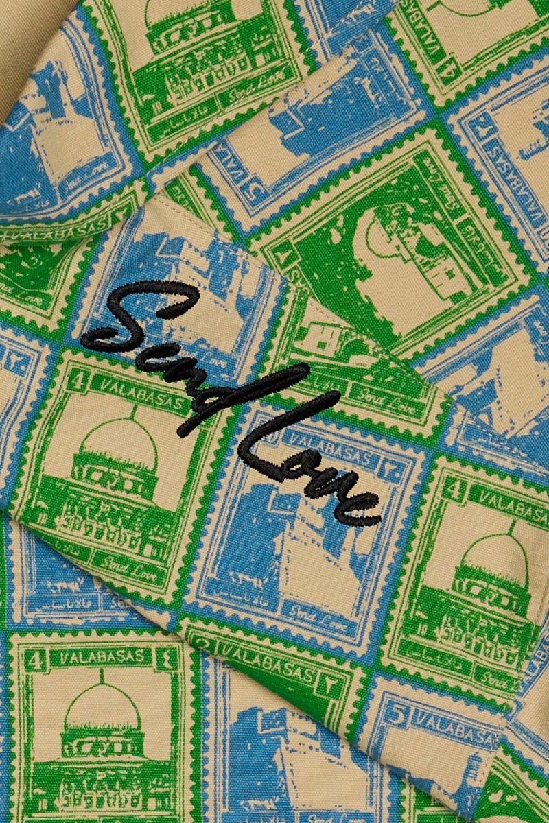 Freedom Button Down Green - Valabasas